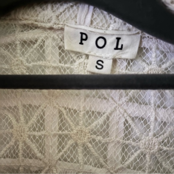 POL Textured Cream and Natural oversized Shacket - Picture 6 of 8